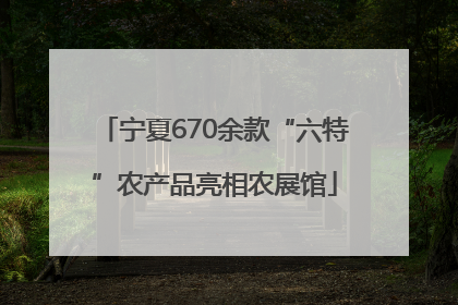 宁夏670余款“六特”农产品亮相农展馆